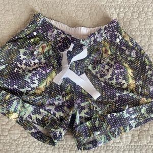 Lululemon shorts. Gentley worn.